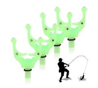 Udbrud Lot de 4 supports de canne à pêche avec clips magnétiques magiques - Support magnétique - Tête de canne à pêche - Réglage automatique - Support de dossier arrière - Accessoires d'outils