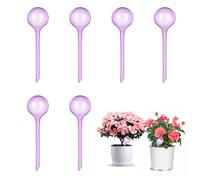 Udbrud Lot de 6 globes d'arrosage de plantes, grandes ampoules d'arrosage pour plantes, boules d'arrosage en PVC, auto-arrosage automatique, boule d'arrosage automatique adaptées pour les plantes