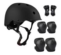 Udbrud Sets de Protection Enfant, Casque Vélo Réglable Coudières Genouillère Protège-Poignets Protections pour Skateboard Cyclisme Garcon Fille