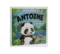 UDC Kontiki - Livre prénom - Petit Panda - Antoine sauve la Planète - 15x15 cm