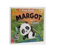 UDC Kontiki - Livre prénom - Petit Panda - Margot sauve la Planète - 15x15 cm