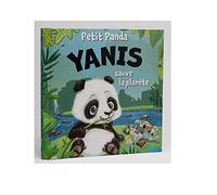 UDC Kontiki - Livre prénom - Petit Panda - Yanis sauve la Planète - 15x15 cm