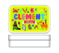 UDC Lire et dire - Boîte à Bons Points métallique personnalisée - Clément - 2,7x9,7x6,2cm