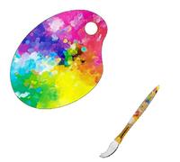 udc Pylones, Ensemble planche à découper - Chef d'œuvre et couteau à fromage Palette