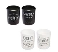 Udc - THE CONCEPT FACTORY - Lot De 4 Bougies Parfumée Humeur