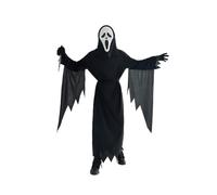 Udekit Effrayant Fantôme Visage Halloween Carnaval Scream Cosplay Costume avec Jouet Couteau et Masque pour Enfants de 4 à 7 Ans