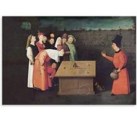 UDERUI Hieronymus Bosch Affiche Jérôme Bosch Art Mur Illustration Toile Peinture Jérôme Bosch Imprime Maison Décoration Murale Image 50x70cm Pas de Cadre