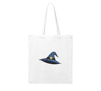 UDFKGLP Chapeau de sorcière avec motif étoile pour femme, sac fourre-tout en toile solide et durable pour les voyages, le shopping, le quotidien, taille unique