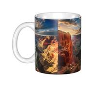 UDFKGLP Grand Canyon, Arizona Mug en céramique pour cappuccino, latte, céréales, yaourt, lait, boissons chaudes ou froides, four à micro-ondes