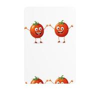 UDFKGLP Peinture décorative Happy Little Tomate 20,3 x 30,5 cm, fabriquée en fer blanc, résistant à l'usure et durable