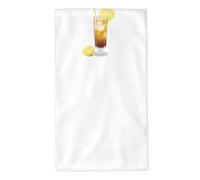 UDFKGLP Serviettes absorbantes, moelleuses et douces pour la peau, motif thé citron glacé, 69,8 x 40,6 cm, pour salle de bain, plage, extérieur
