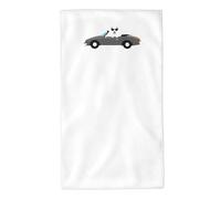 UDFKGLP Serviettes en serviette personnalisées à motif de chiot avec lunettes de soleil - 69,8 x 40,6 cm - Douces pour la peau, absorbantes et douces - Pour salle de bain, plage, extérieur