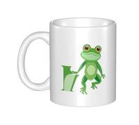 UDFKGLP Tasse en céramique avec motif « The Frog Prince who said he loved you » - Pour cappuccino, latte, céréales, yaourt, lait, boissons chaudes ou froides - Four à micro-ondes