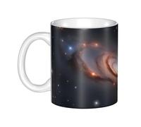 UDFKGLP Tasse en céramique motif constellation amas d'étoiles galaxies pour cappuccino, latte, céréales, yaourt, lait, boissons chaudes ou froides, four à micro-ondes