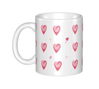 UDFKGLP Tasse en céramique motif crise cardiaque pour cappuccino, latte, céréales, yaourt, lait, boissons chaudes ou froides, four à micro-ondes