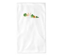 UDFKGLP The Little Serviettes de bain colorées à motif lapin tirant le chou 69,8 x 40,6 cm, absorbantes, moelleuses et douces, pour salle de bain, plage, extérieur