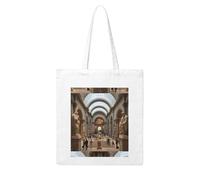 UDFKGLP The Metropolitan Museum of Art in New York Pattern Woman Canvas Tote Bag Strong and durable for travel shopping daily One Size
