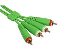 UDG Câble Audio Câble RCA - RCA Vert Droit 1,5m