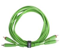 UDG Câble Audio Câble RCA - RCA Vert Droit 1,5m