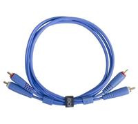 UDG Câble Audio RCA - RCA Bleu Droit 1,5m
