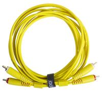 UDG Câble audio RCA - RCA droit jaune 1,5 m - Compatible avec tous les appareils Jack vers Jack