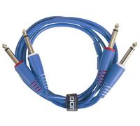 UDG Câble Audio Set 1/4'' Jack - 1/4'' Bleu Droit 1,5m