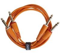 UDG Câble Audio Set 1/4'' Jack - 1/4'' Orange Droit 1,5m