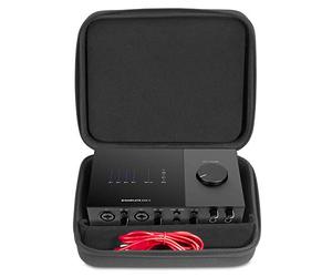 UDG Creator Focusrite Scarlett 8i6/Clarett2Pre/4Pre/NI Komplete Audio 6 MK2 Hardcase. Noir U8460BL