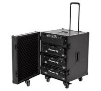 UDG FlightCase Malle pour CDJ/Mixer Noir Plus (Trolley & Roues)