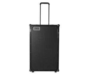UDG FlightCase Scratch (Turntable Battle/PLX-CRSS12 & Mixeur 10"/30,5 cm) Noir Plus (ordinateur portable, chariot et roues)