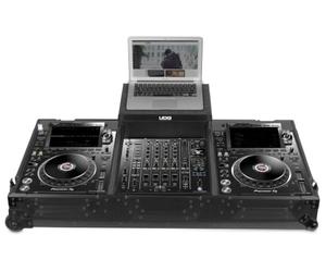 UDG Flightcase Set Pioneer CDJ-3000/A9 Blk Plus (Ordinateur Portable et Roues)