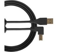 UDG U 95006 Bl - Câble UDG USB 2.0 a-b Noir Coudé 3m Noir