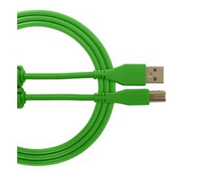 UDG U95001GR Câble USB 2.0 (A-B) - Audio haut débit optimisé - Câble USB 2.0 A mâle vers B mâle - Vert - 1 m - Compatible avec tout appareil USB A-B