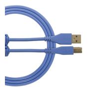 UDG U95001LB Câble USB 2.0 (A-B) - Audio haut débit optimisé - Câble USB 2.0 A mâle vers B mâle - Bleu - 1 m - Compatible avec tout appareil USB A-B