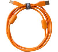UDG U95001OR Câble USB 2.0 (A-B) - Audio haut débit optimisé USB 2.0 A mâle vers B mâle - Orange - 1 m - Compatible avec tout appareil USB A-B