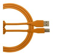 UDG U95001OR Câble USB 2.0 (A-B) - Audio haut débit optimisé USB 2.0 A mâle vers B mâle - Orange - 1 m - Compatible avec tout appareil USB A-B