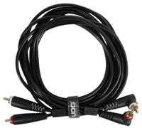 UDG Ultimate Cable (RCA Droit - RCA coudé) Noir 3m