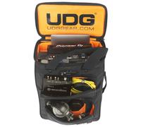 UDG Sac à dos U 9024 BL-OR – Trolley – Noir/Orange – Pour DJ et producteurs – Transport sécurisé