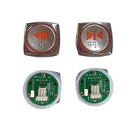 UDHBJEBQ A4J16002 A2 A4N16001 Bouton poussoir d'ascenseur Ouvrir Fermer Porte Utilisation pour pièces de rechange d'ascenseur avec lumière rouge braille