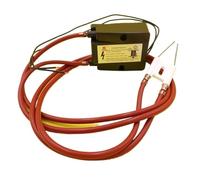 UDHBJEBQ Allumeur à Impulsion Haute Pression for brûleur à Huile usagée, Ensemble Haute Pression, Aiguille d'allumage en céramique, 2 pièces, Ligne Haute Tension de 1 m(Whole Set)