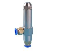 UDHBJEBQ Buse Conique en Acier Inoxydable avec Accessoires en Laiton for brûleur à Huile Lourde Diesel et à Huile usée. Pulvérisateur à air comprimé.(1.0mm Bore Diameter)