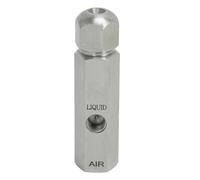 UDHBJEBQ Buse d'atomisation for Huile méthanol Femelle 50-650 l/h, en Acier Inoxydable, for Combustion d'huile usagée, Double Fluide for brûleurs industriels(L)