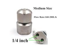 UDHBJEBQ Buse de méthanol à Grand débit, buse de brûleur à fioul Lourd en Acier Inoxydable for brûleurs à fioul Diesel Industriel et à fioul usé(M)