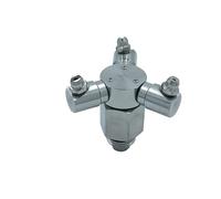 UDHBJEBQ Buse de Nettoyage rotative à 360 degrés, Filetage 1/2 Pouce, cône/Jet Plat, Injection(White)