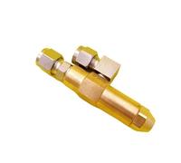 UDHBJEBQ Système d'allumage de brûleur à Impulsion Haute Tension, Siphon en Laiton, buse de brûleur à mazout atomisée, allumeur en céramique(with 2mm Nozzle)