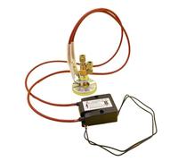 UDHBJEBQ Système d'allumage de brûleur à Impulsion Haute Tension, Siphon en Laiton, buse de brûleur à mazout atomisée, allumeur en céramique(Lavender)