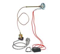 UDHBJEBQ Système d'allumage de brûleur à mazout Diesel Petit système de Combustion avec Siphon d'atomisation d'air Buse d'huile à cône Plein Flamme Stable(60S 1.5 GPH Comb)
