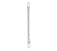 UDHSNJZG Chaine pour Sac A Main Sangle de Sac Couleur Unie, chaînes d'extension Bagages, Ceinture 20cm, chaîne en métal à la Mode, Accessoires Assortis avec Tout, Quatre Saisons(Silver)