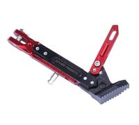 UDHSNJZG Moto BéQuille LatéRale Béquille arrière réglable for Moto, Support de stationnement for vélos, pièces de Rechange(Red)