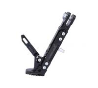 UDHSNJZG Moto BéQuille LatéRale Béquille arrière réglable for Moto, Support de stationnement for vélos, pièces de Rechange(Black)